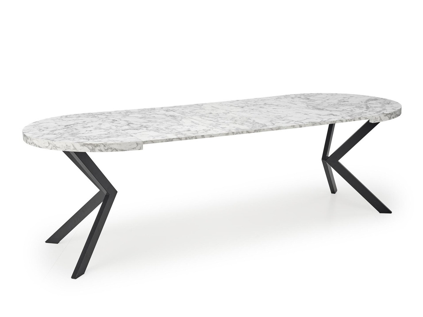 Cтол Houston 1495 (Белый мрамор + Чёрный)