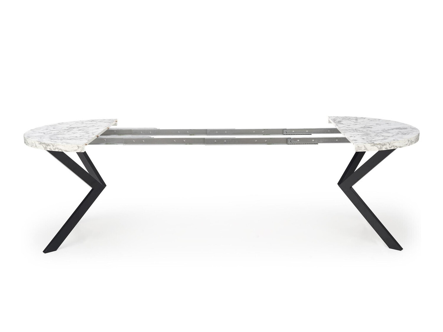 Galds Houston 1495 (Balts marmors + Melns)