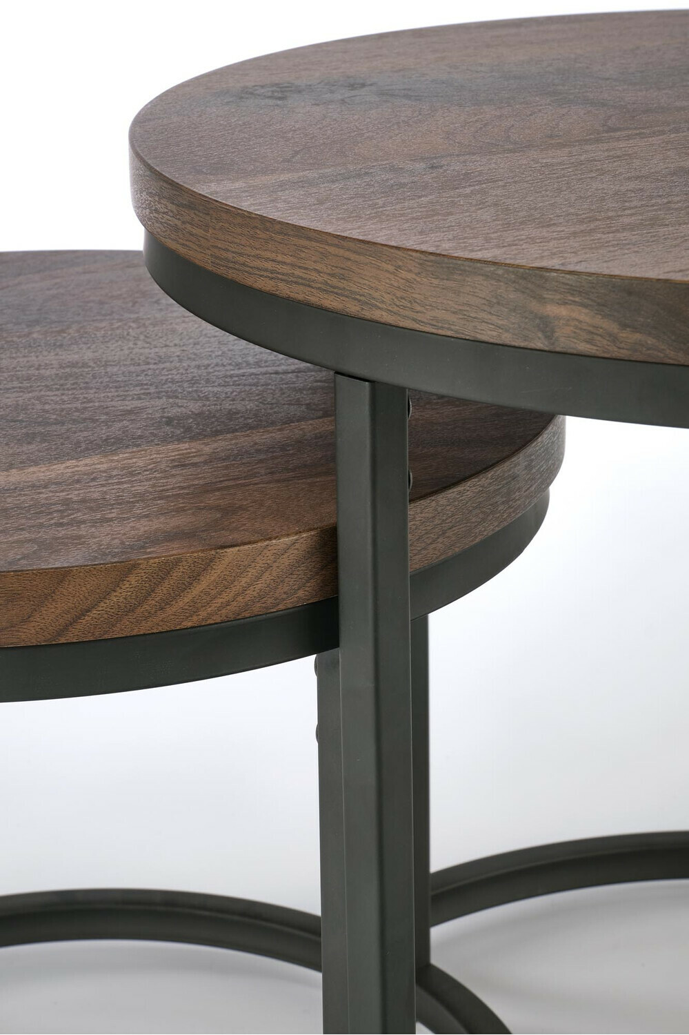 Комплект журнальных столиков Houston 951 (Орех + Чёрный)