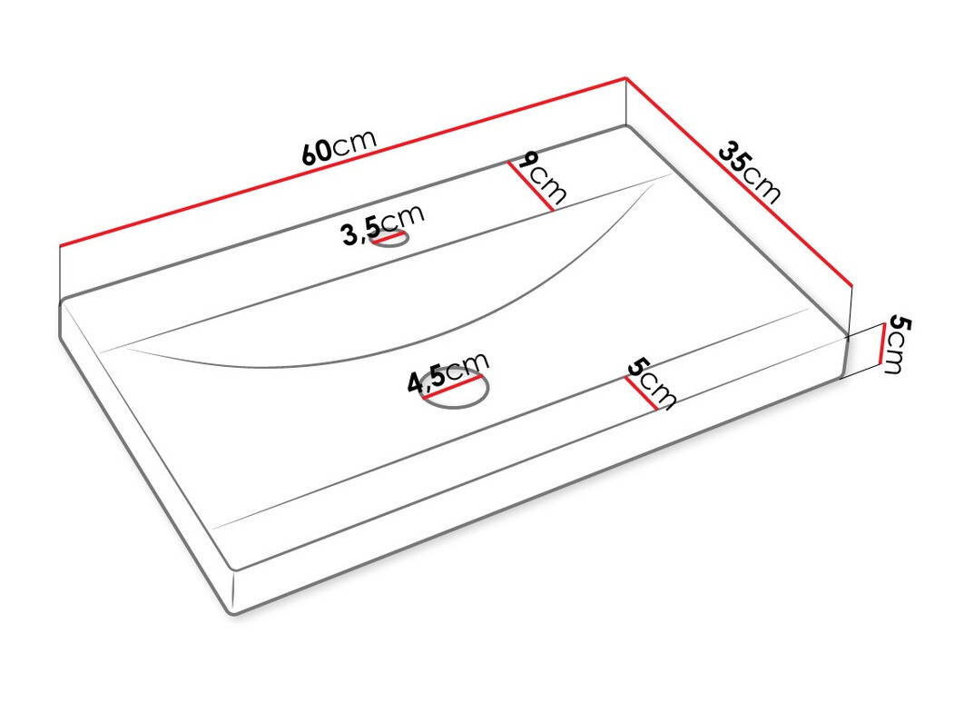 Vannas komplekts Comfivo Delphinus IV (Balts)