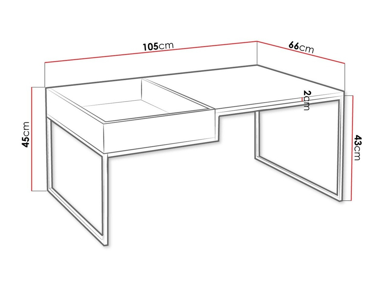 Журнальный столик Manteca 100