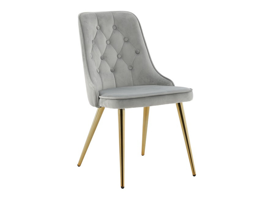 Ēdamistabas komplekts Dallas 1673 (Pelēks + zelta)