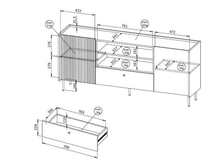 Kомод Tivsali 123