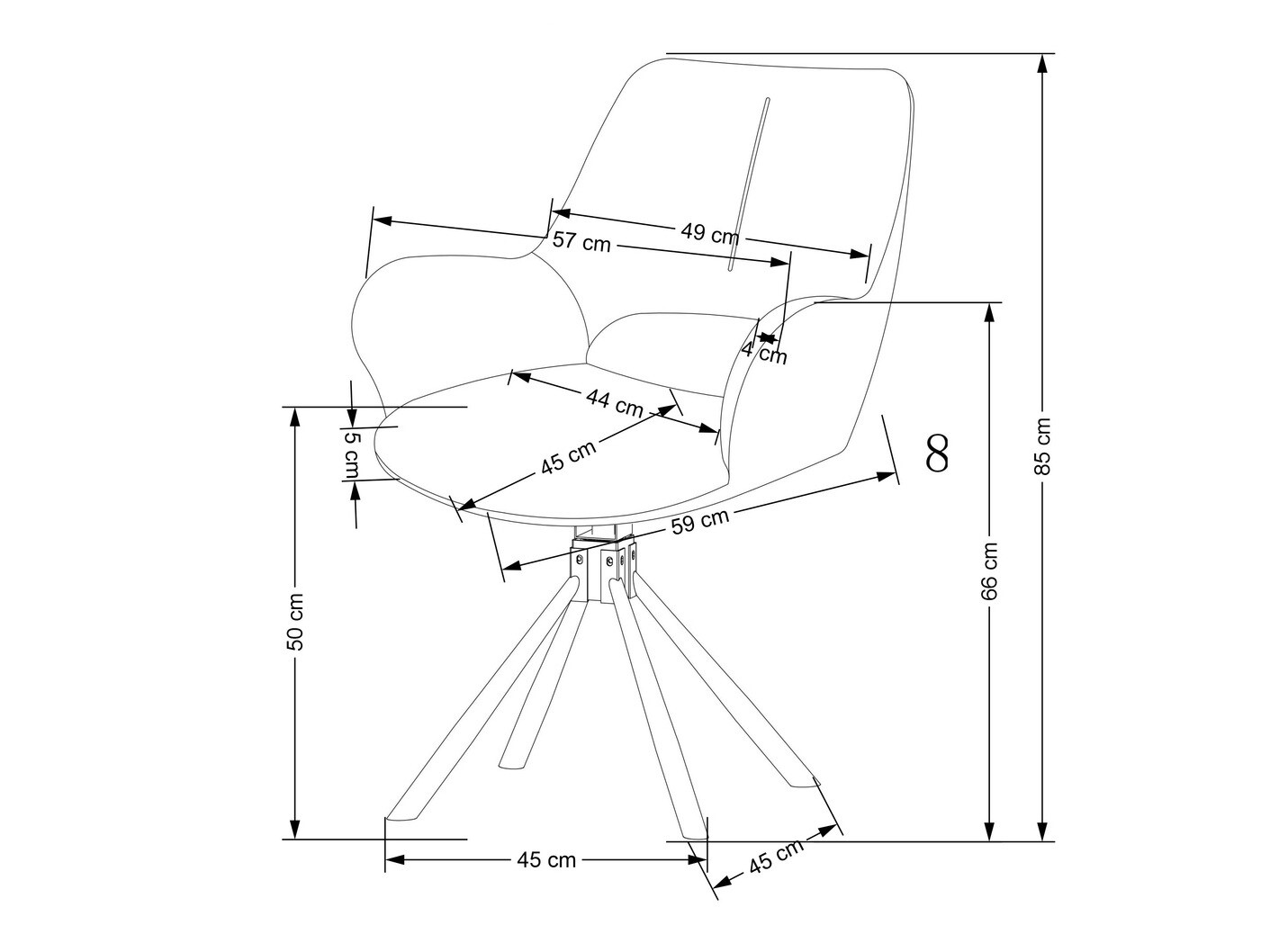 Стул Houston 1499