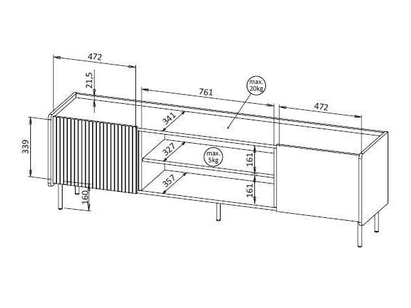 TV galds Tivsali 121
