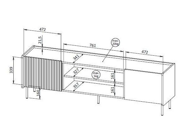 TV galds Tivsali 122