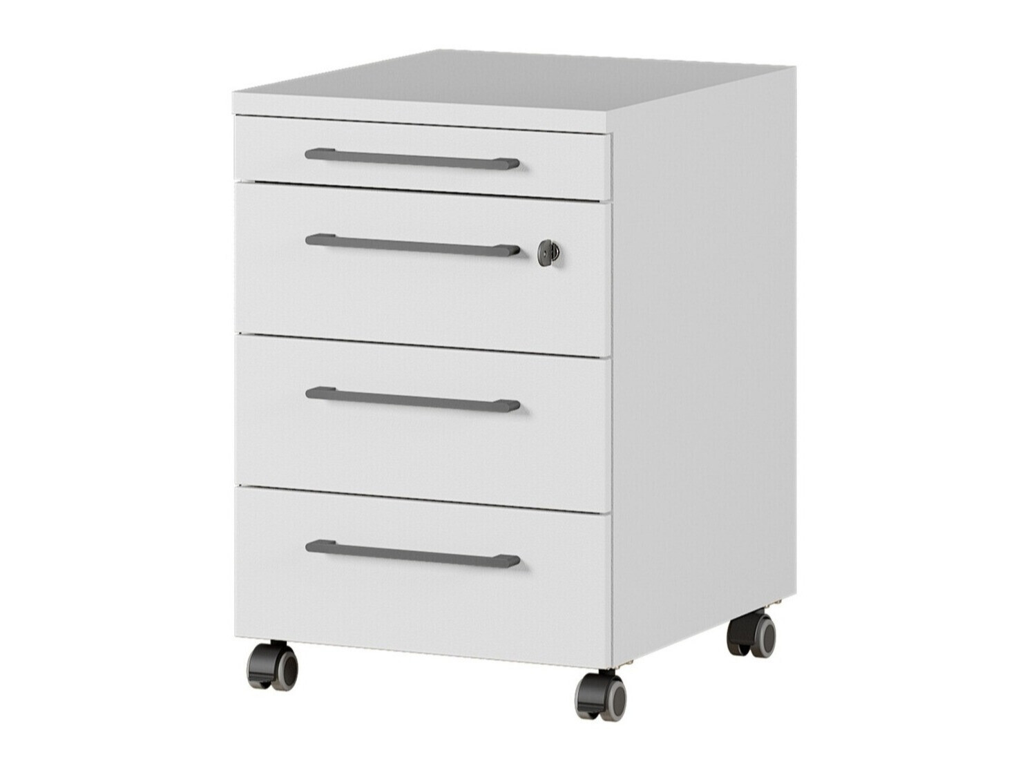 Тумба с ящиками Eliromo 107 (Светло-серый)