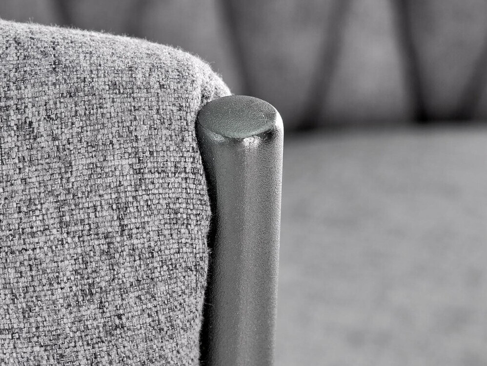 Krēsls Houston 1508 (Pelēks + Melns)