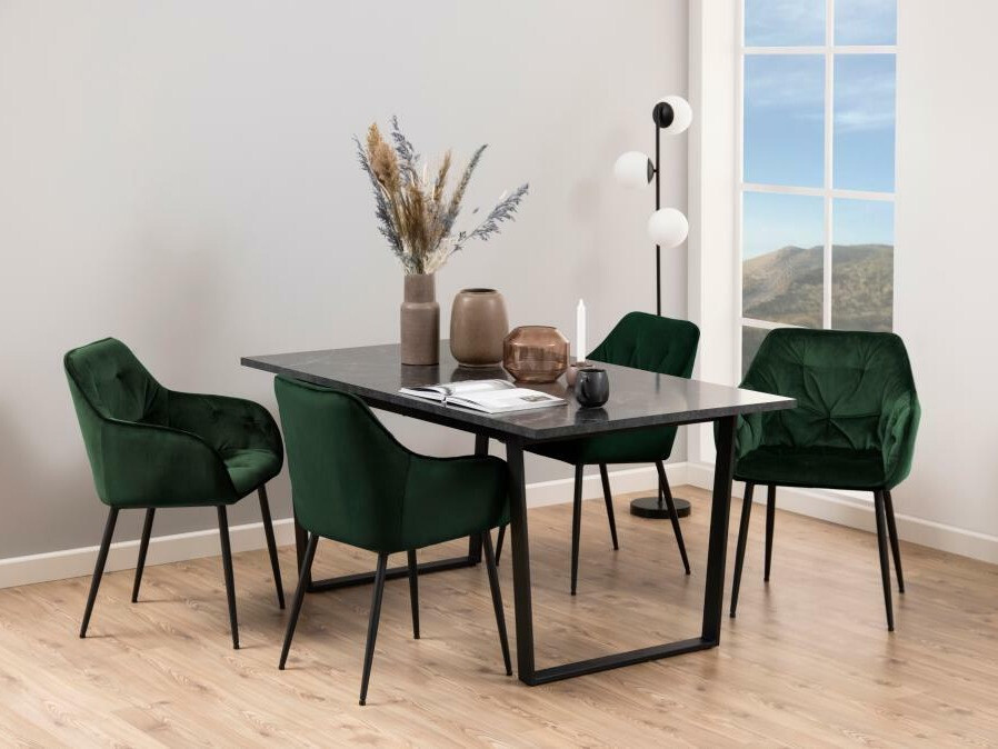 Galds Norsica 591 (Melnais marmors + Melns)