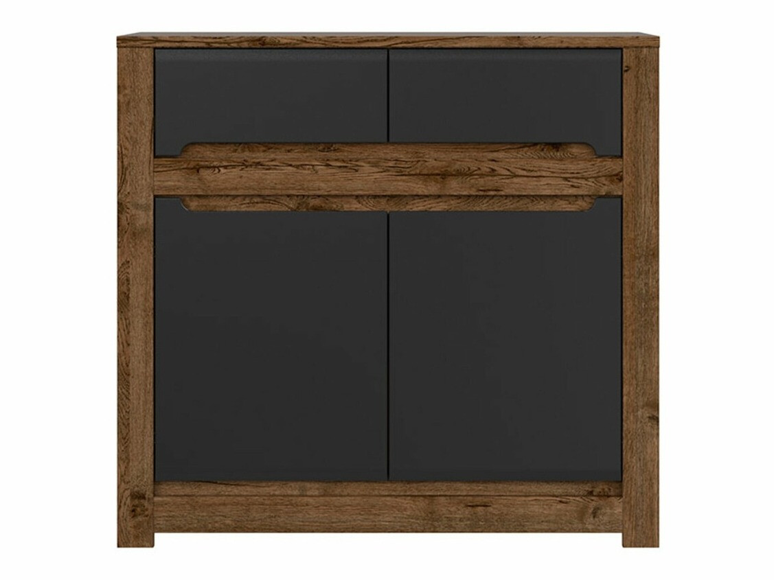 Kumode Ophevaru 100 (Matēts melns + April ozols)