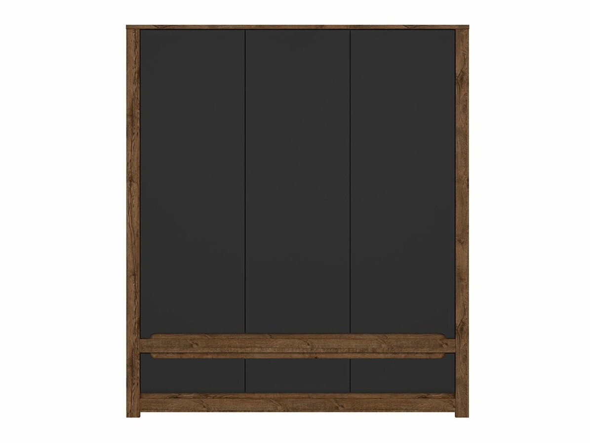 Skapis Ophevaru 119 (Matēts melns + April ozols)