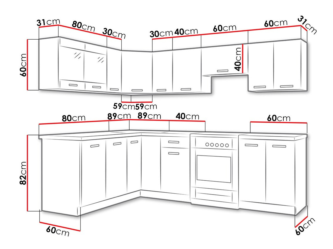 Кухонный гарнитур Tucson 160