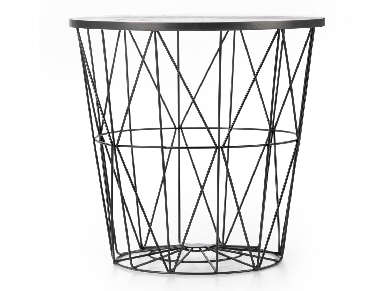 Журнальный столик Houston 1512 (Чёрный + Черный мрамор)