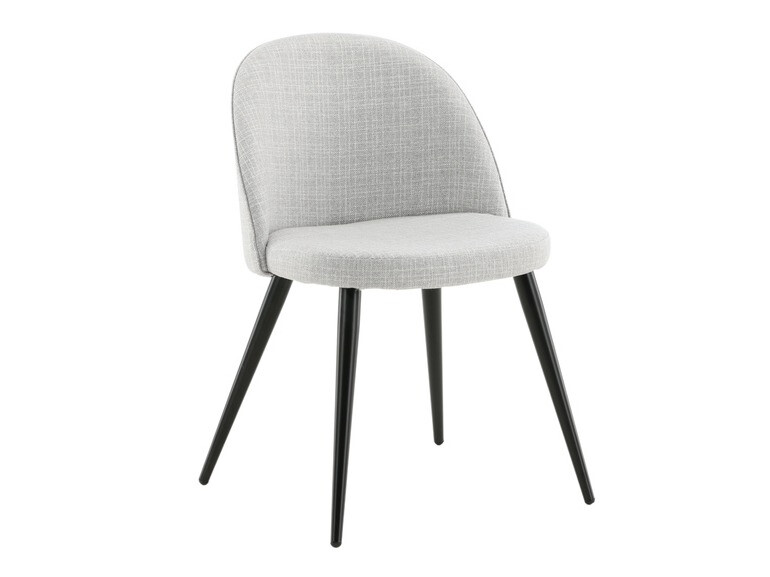 Ēdamistabas komplekts Dallas 335 (Gaiši pelēks + Melns)