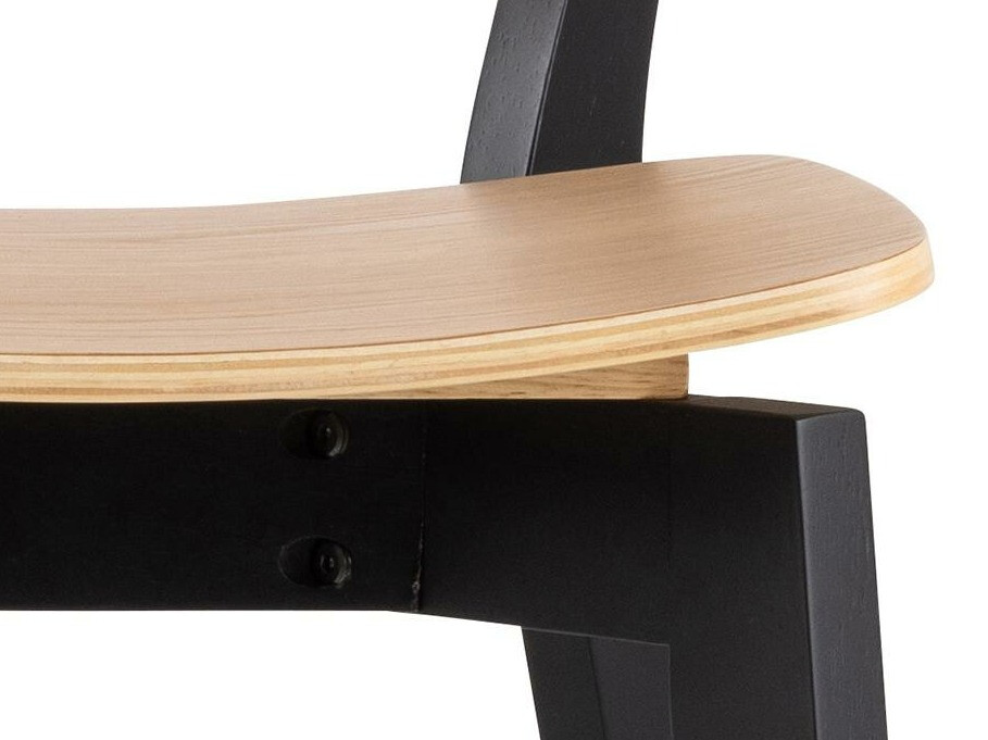 Bāra krēsls Norsica 736 (Melns + Gaišs koks)