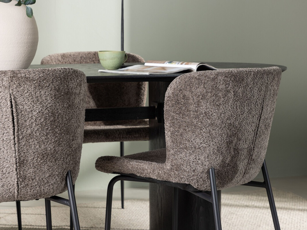 Обеденный гарнитур Dallas 4117 (Чёрный)