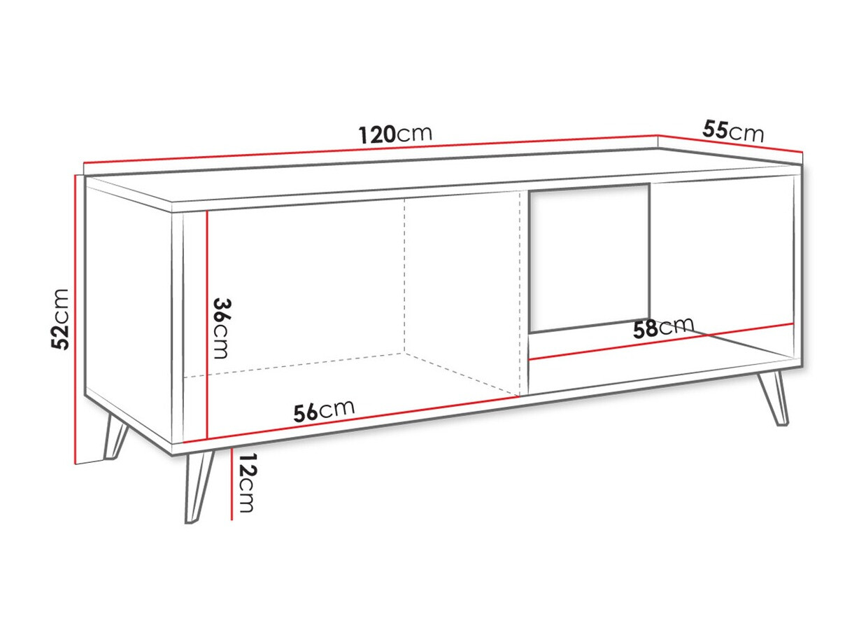 Žurnālu galdiņš Comfivo Lomcali 106