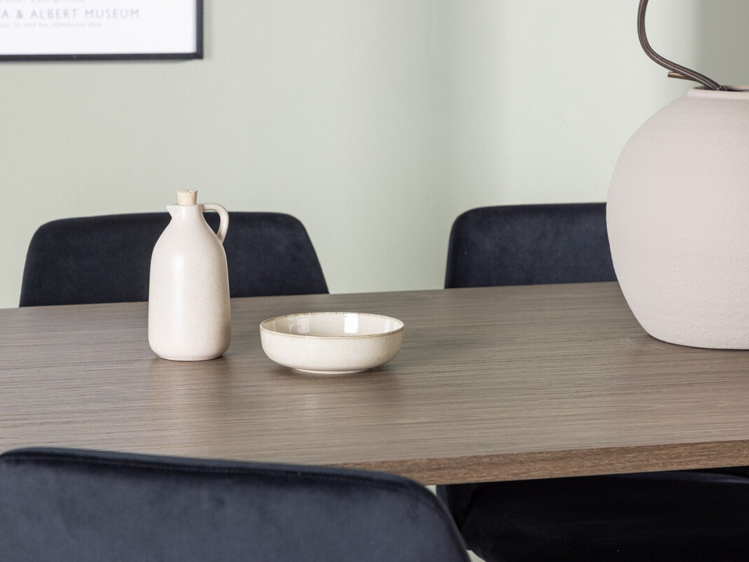 Ēdamistabas komplekts Dallas 4130 (Melns)