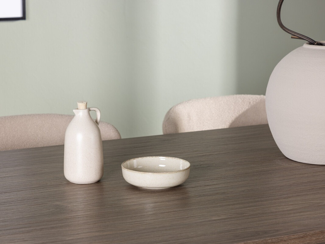 Ēdamistabas komplekts Dallas 4132 (Bēšs + Melns)