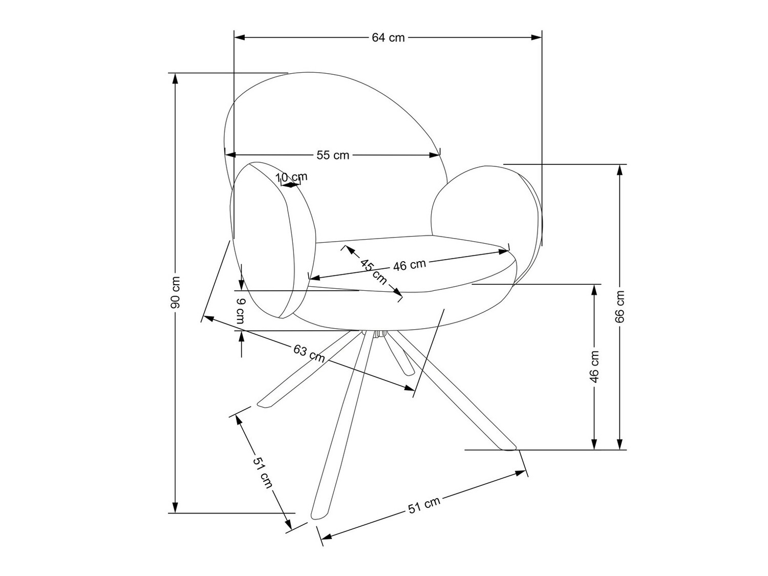 Krēsls Houston 1527 (Pelēks + Melns)