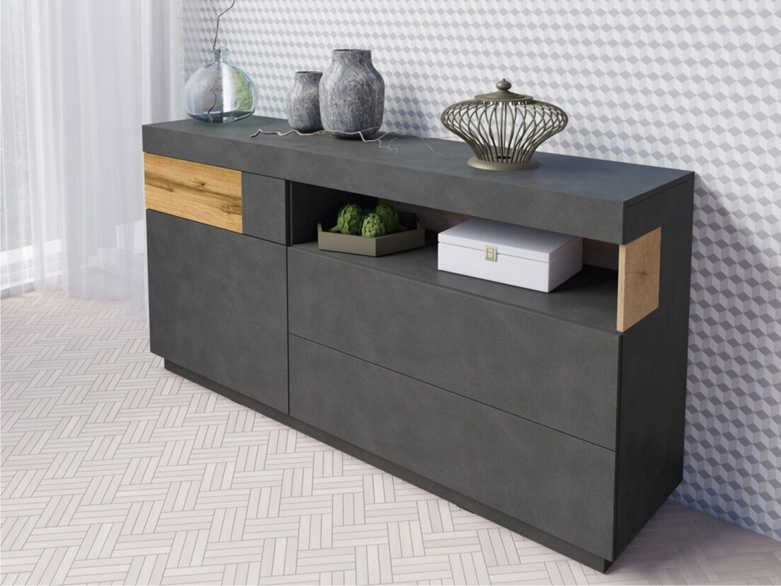 Kumode Livlore 107 (Matera pelēks + Votan ozols)