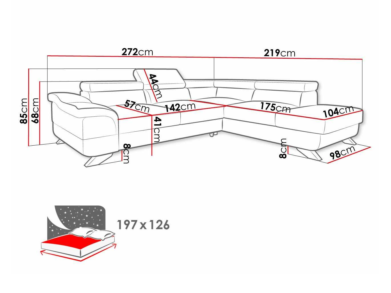Угловой диван Lincoln 102 (Inari 24)