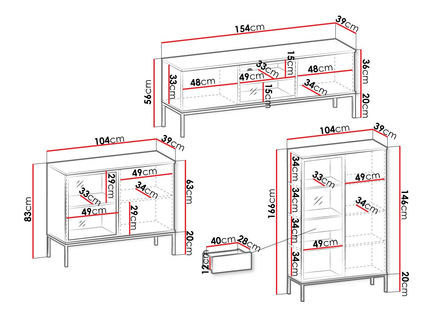 Viesistabas komplekts Soferi 105