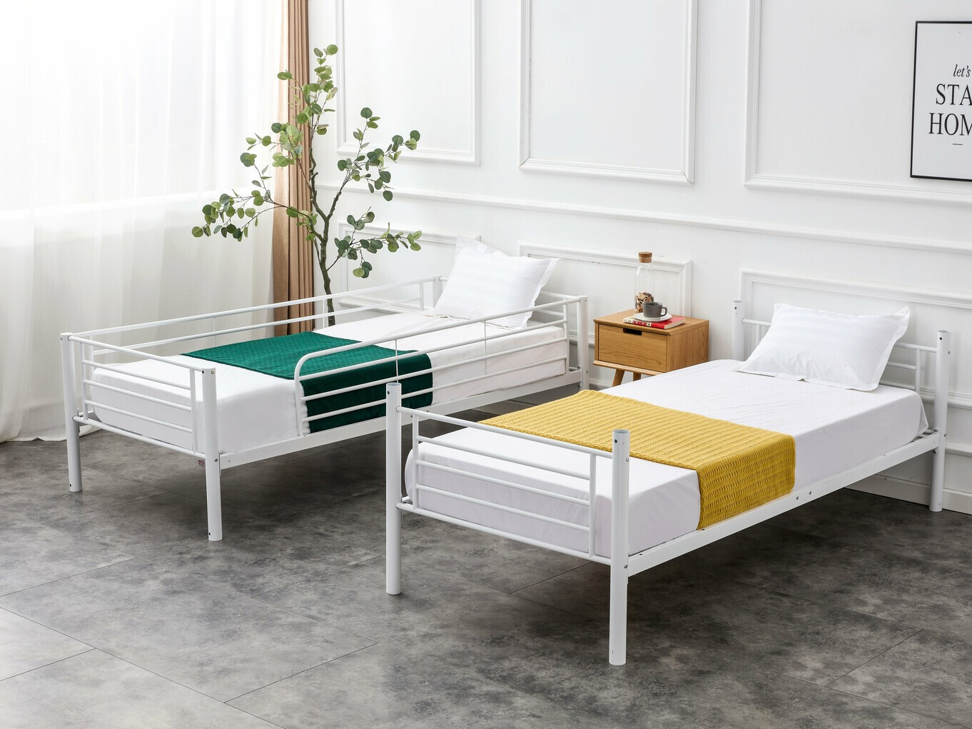 Divstāvu gulta Houston 1449 (Balts)