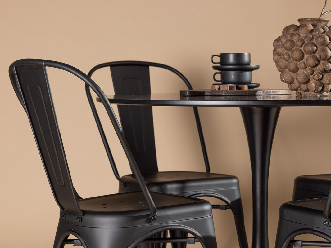 Обеденный гарнитур Dallas 4170 (Чёрный)