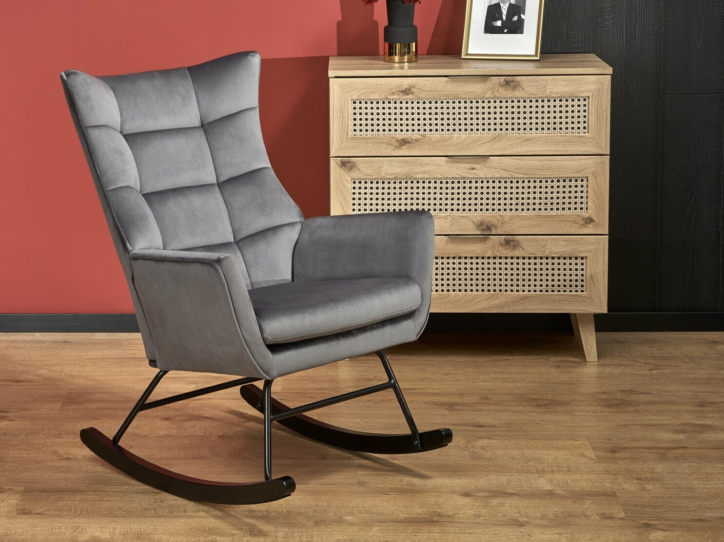 Кресло-качалка Houston 1863 (Серый)