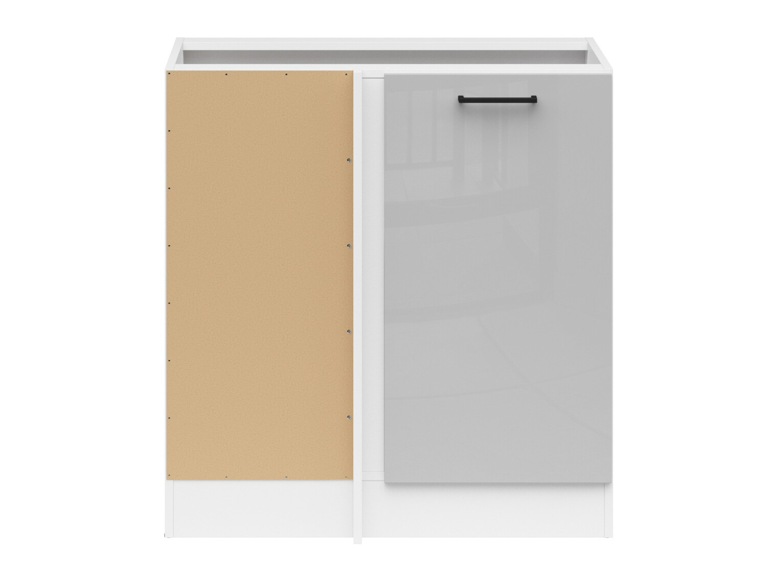 Модульный угловой шкафчик Line Grey 101