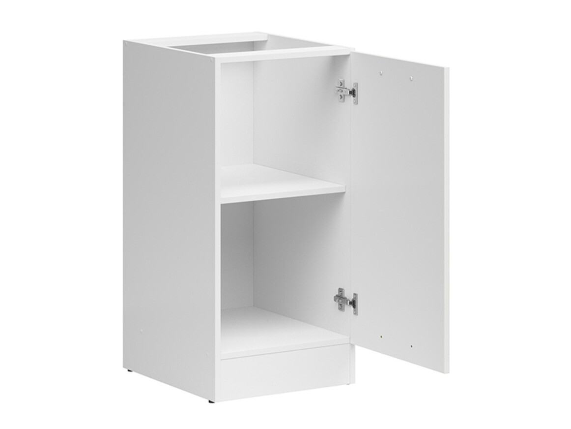 Moduļu skapis ar durvīm Line White 100