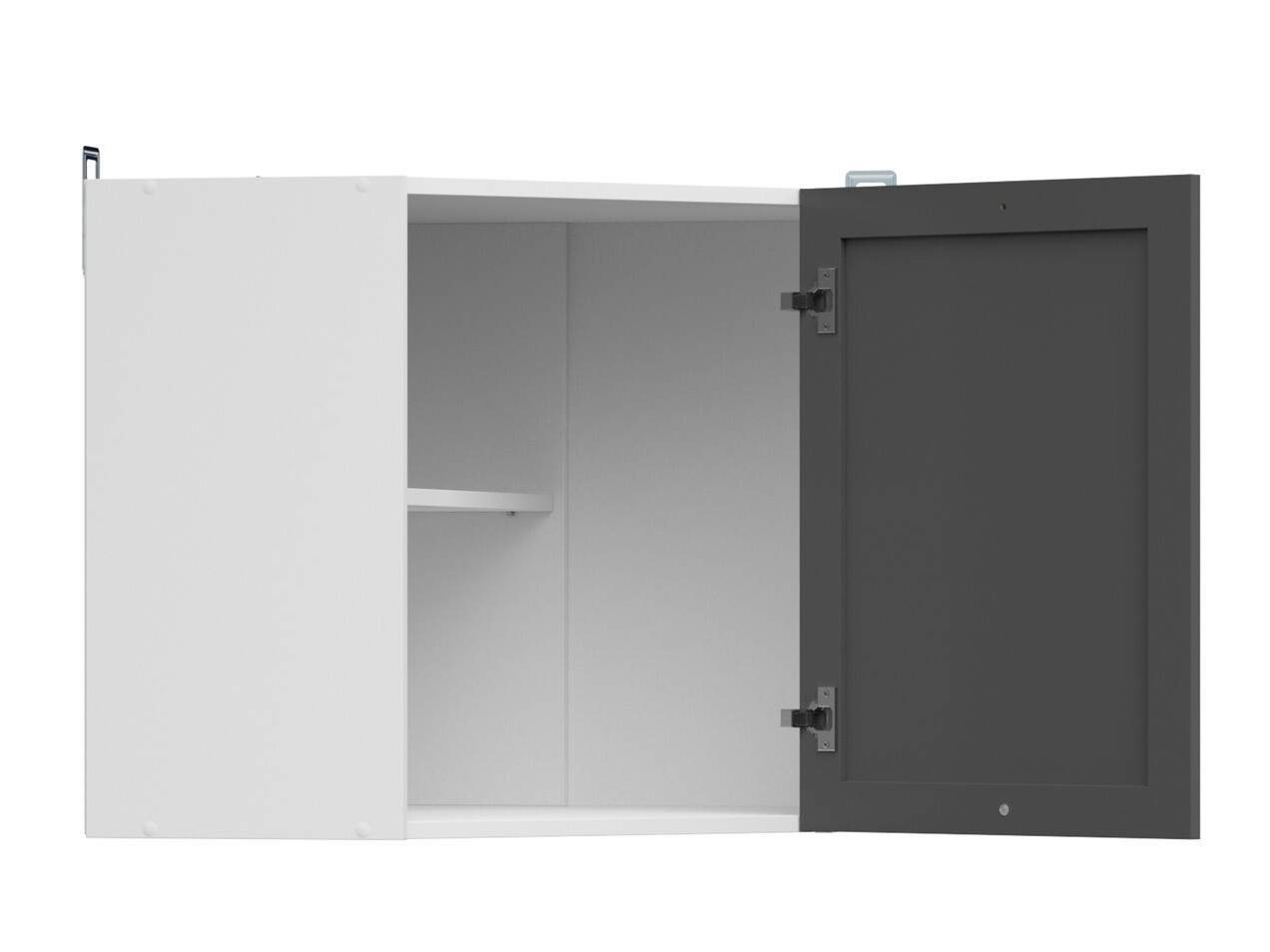 Moduļu piekarams stūra skapis Classic Grey 106