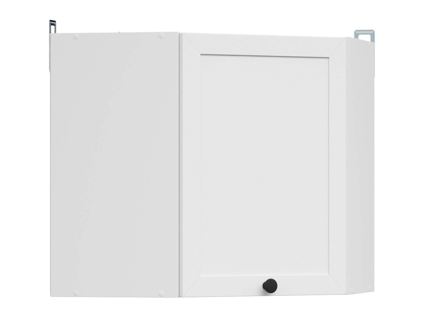 Moduļu piekarams stūra skapis Classic White 106