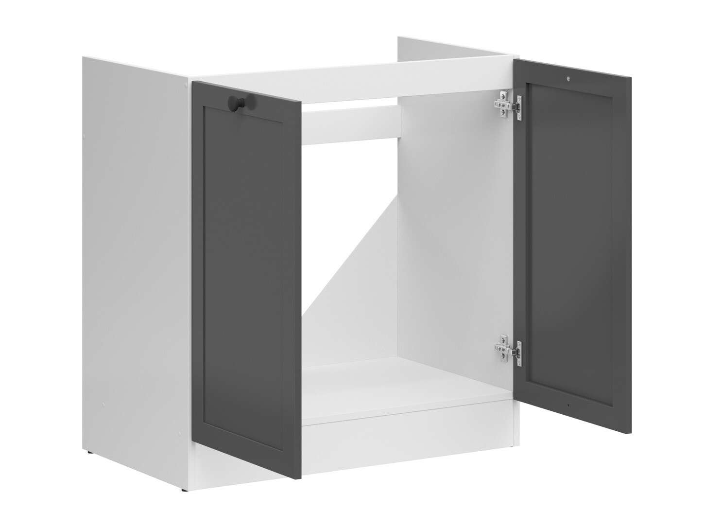 Moduļu skapis izlietnei ar durvīm Classic Grey 115