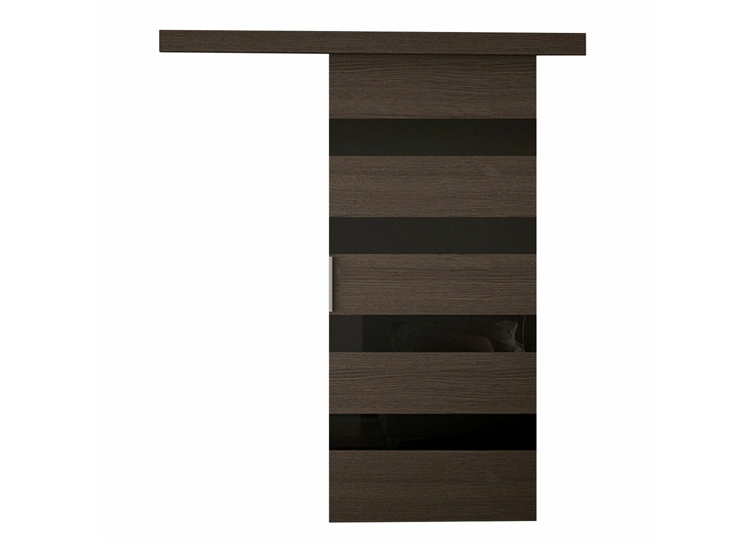 Bīdāmas durvis Closico 173 (Brūns + Melns)