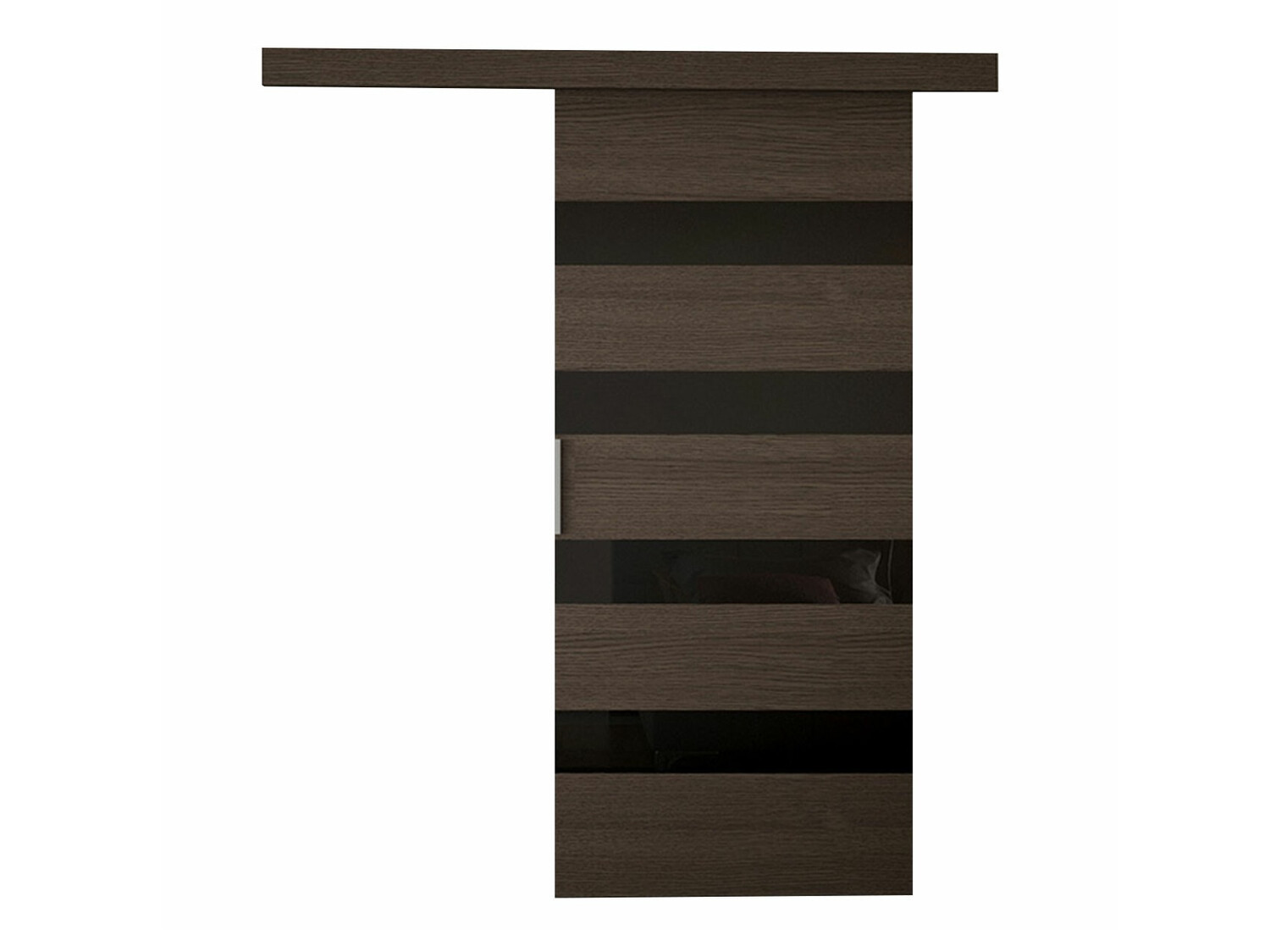 Bīdāmas durvis Closico 174 (Brūns + Melns)