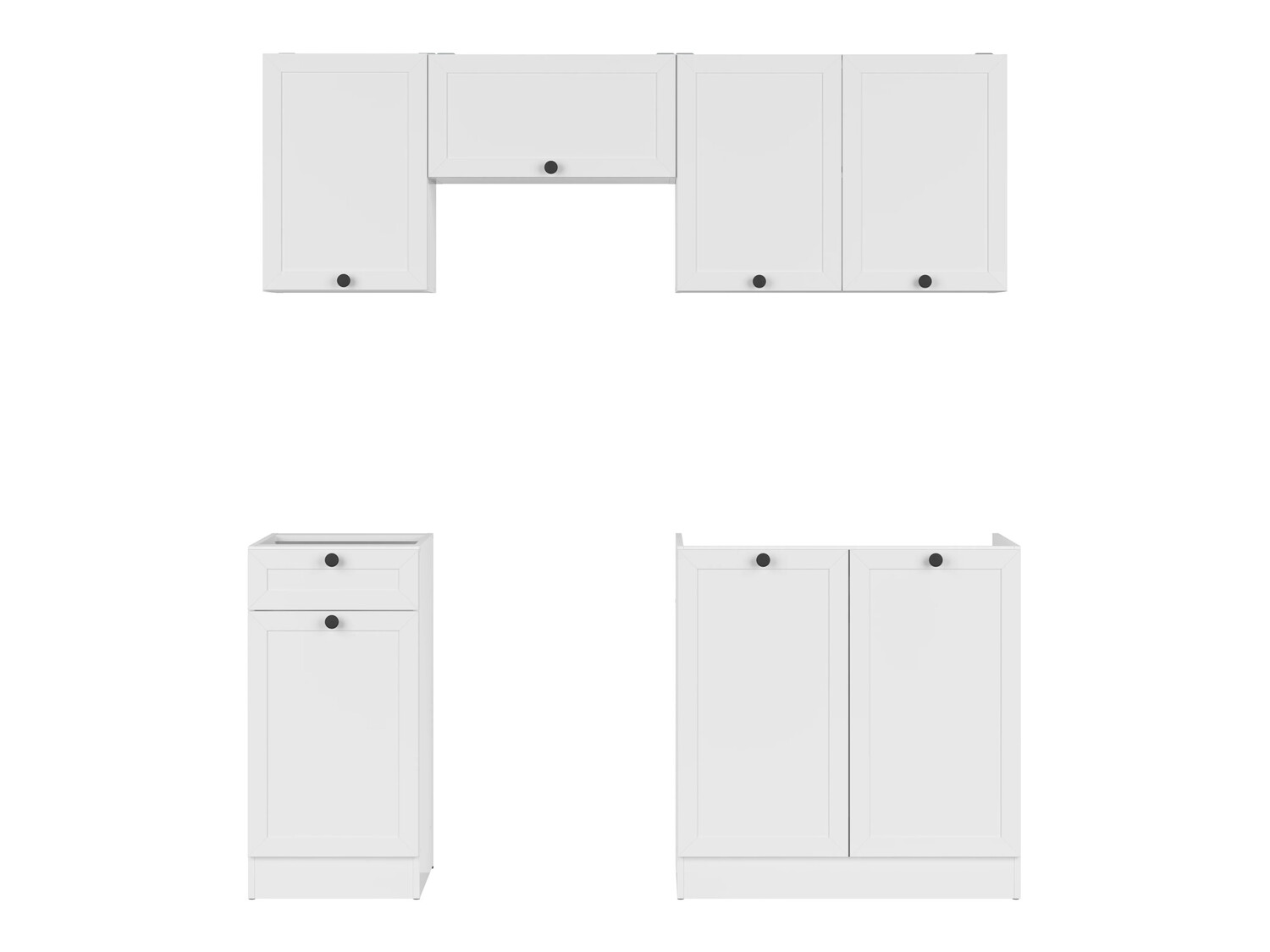 Moduļu virtuves komplekts Classic White 118