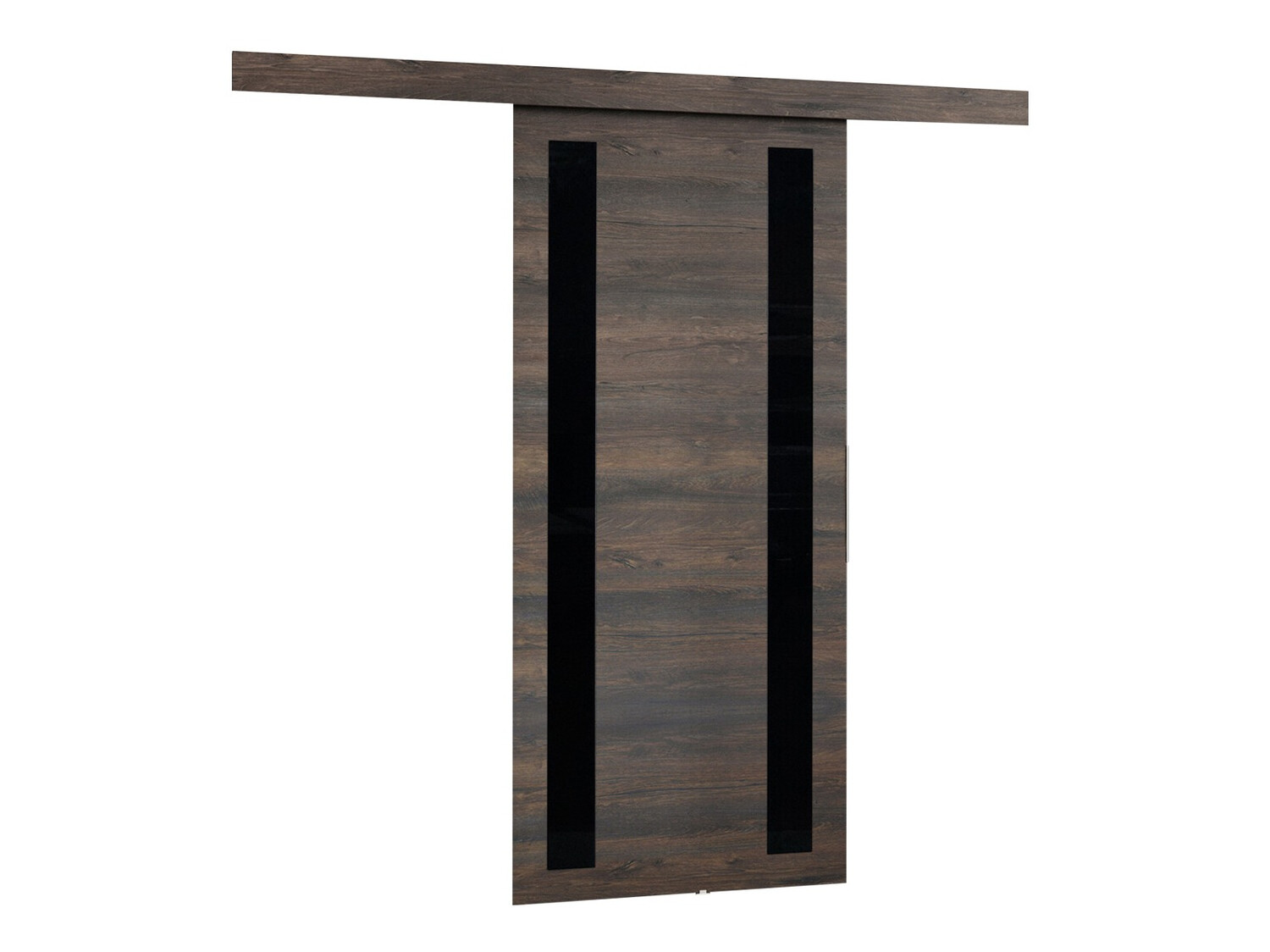 Bīdāmas durvis Dover 121 (Tumši pelni + Melns)