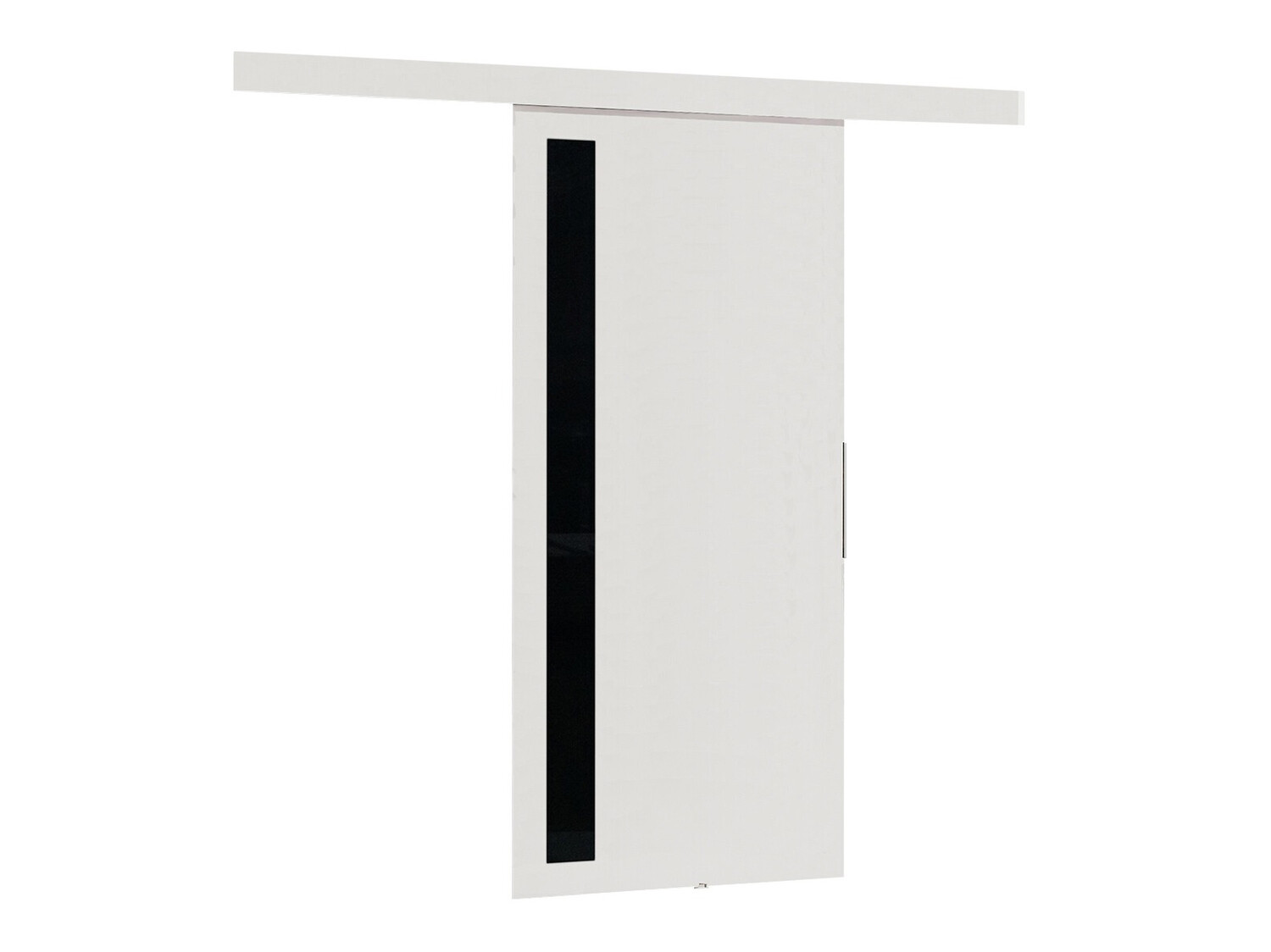 Bīdāmas durvis Dover 126 (Balts + Melns)