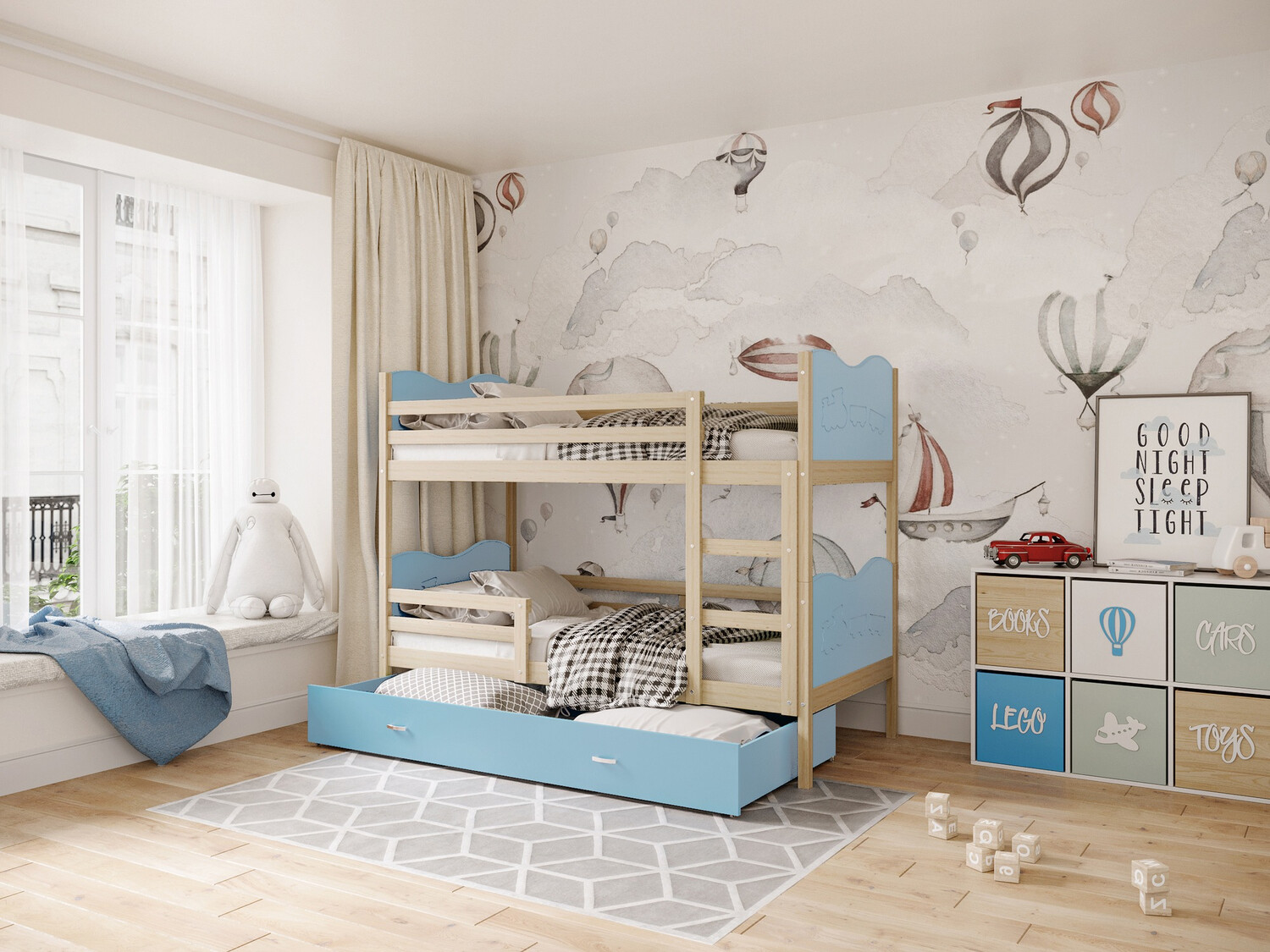 Двухъярусная кровать Aurora 110 (Сосна)