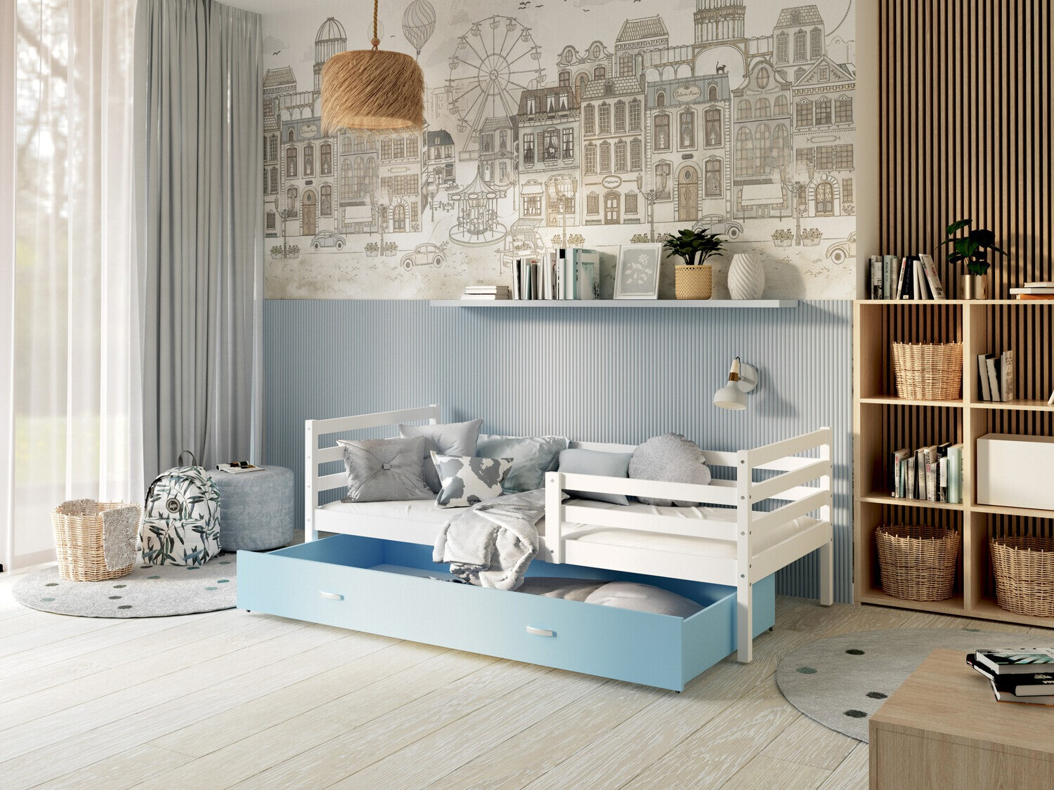 Кровать Aurora 130 (Белый)