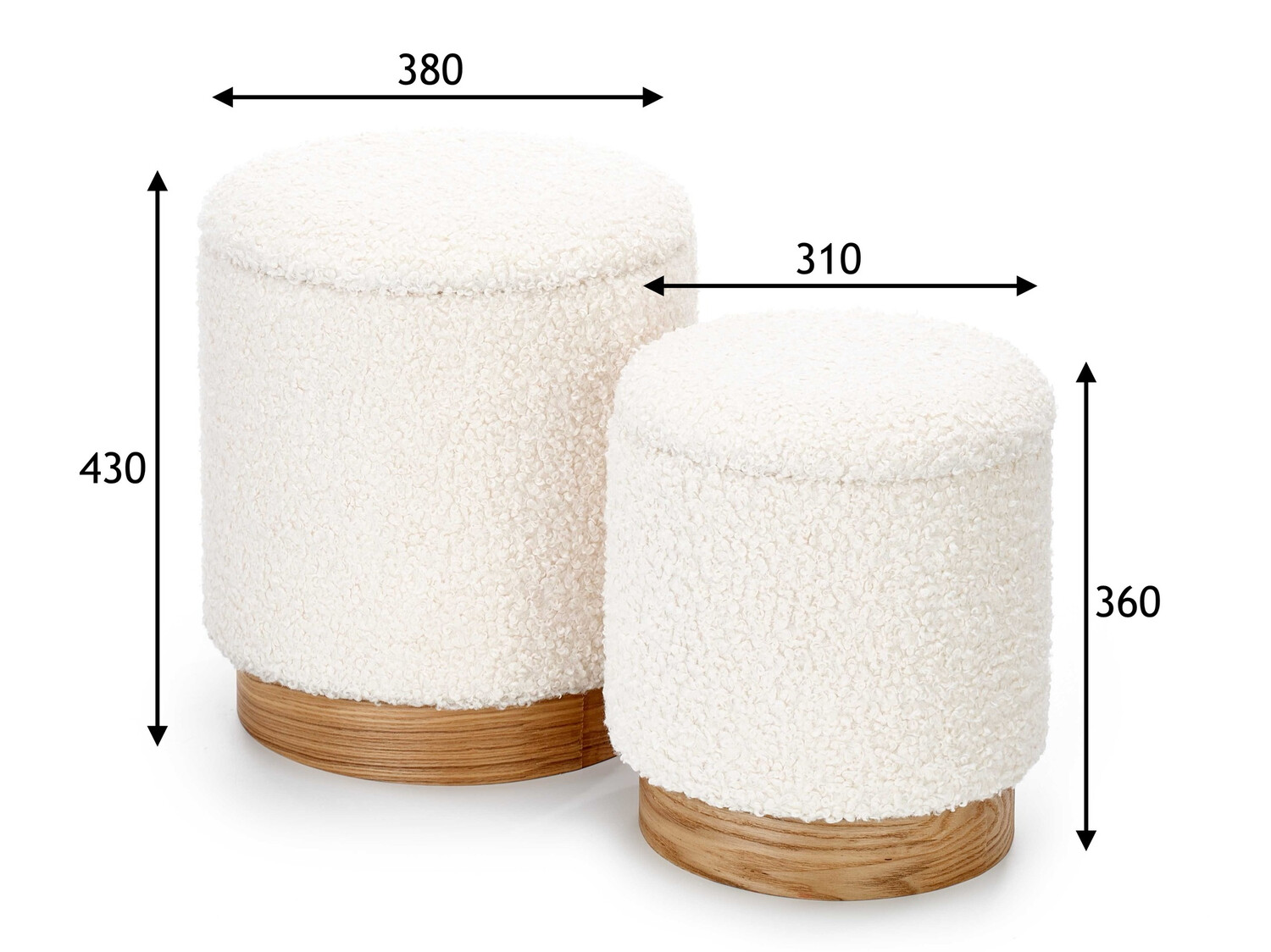 Pufu komplekts Houston 1339