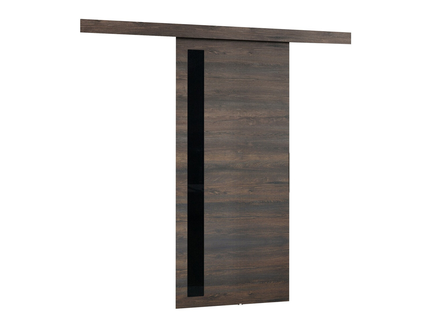 Раздвижные двери Dover 123 (Темный пепел + Чёрный)