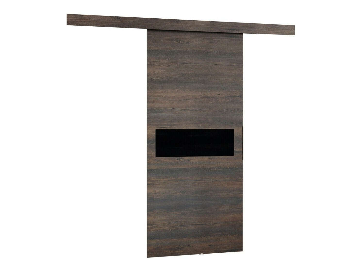 Bīdāmas durvis Dover 133 (Tumši pelni + Melns)