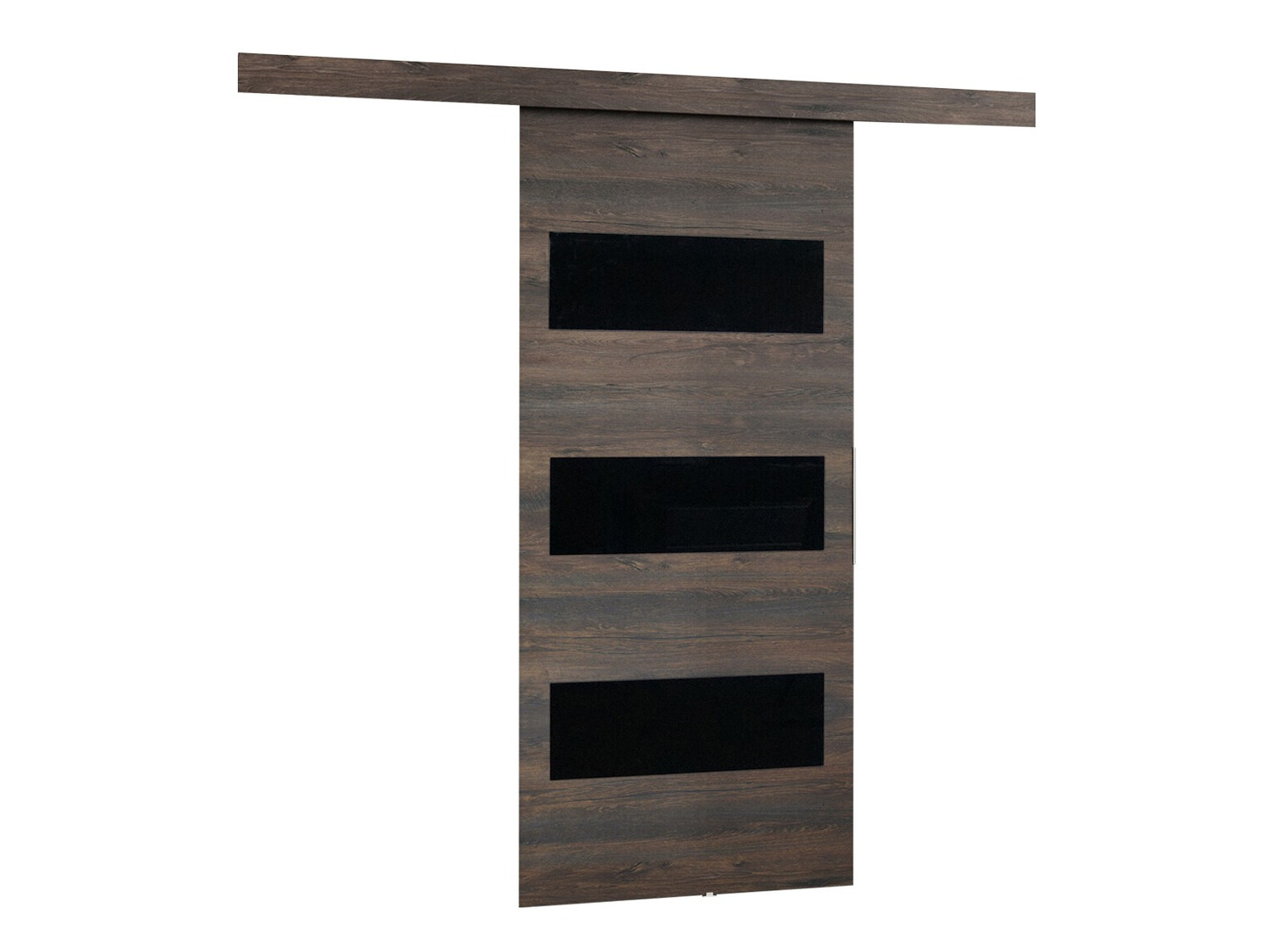 Bīdāmas durvis Dover 135 (Tumši pelni + Melns)