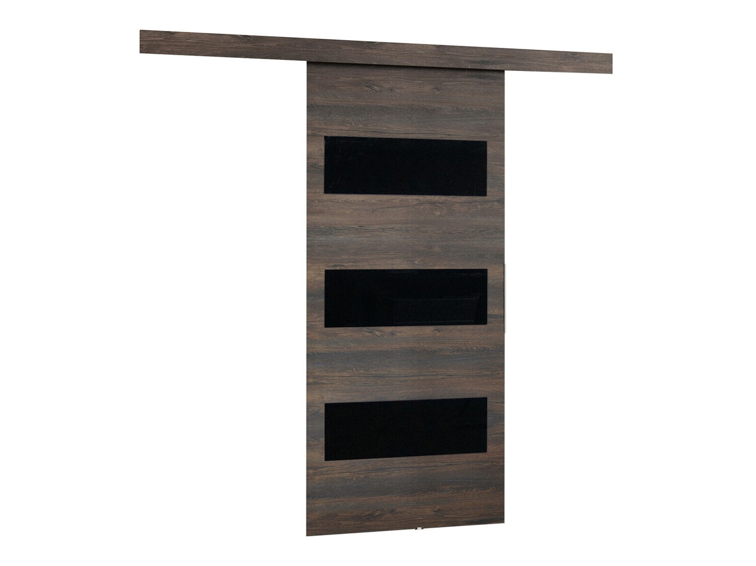 Bīdāmas durvis Dover 136 (Tumši pelni + Melns)