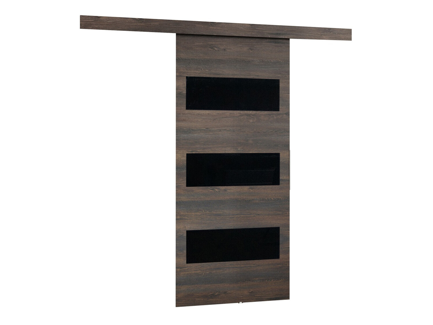 Bīdāmas durvis Dover 137 (Tumši pelni + Melns)