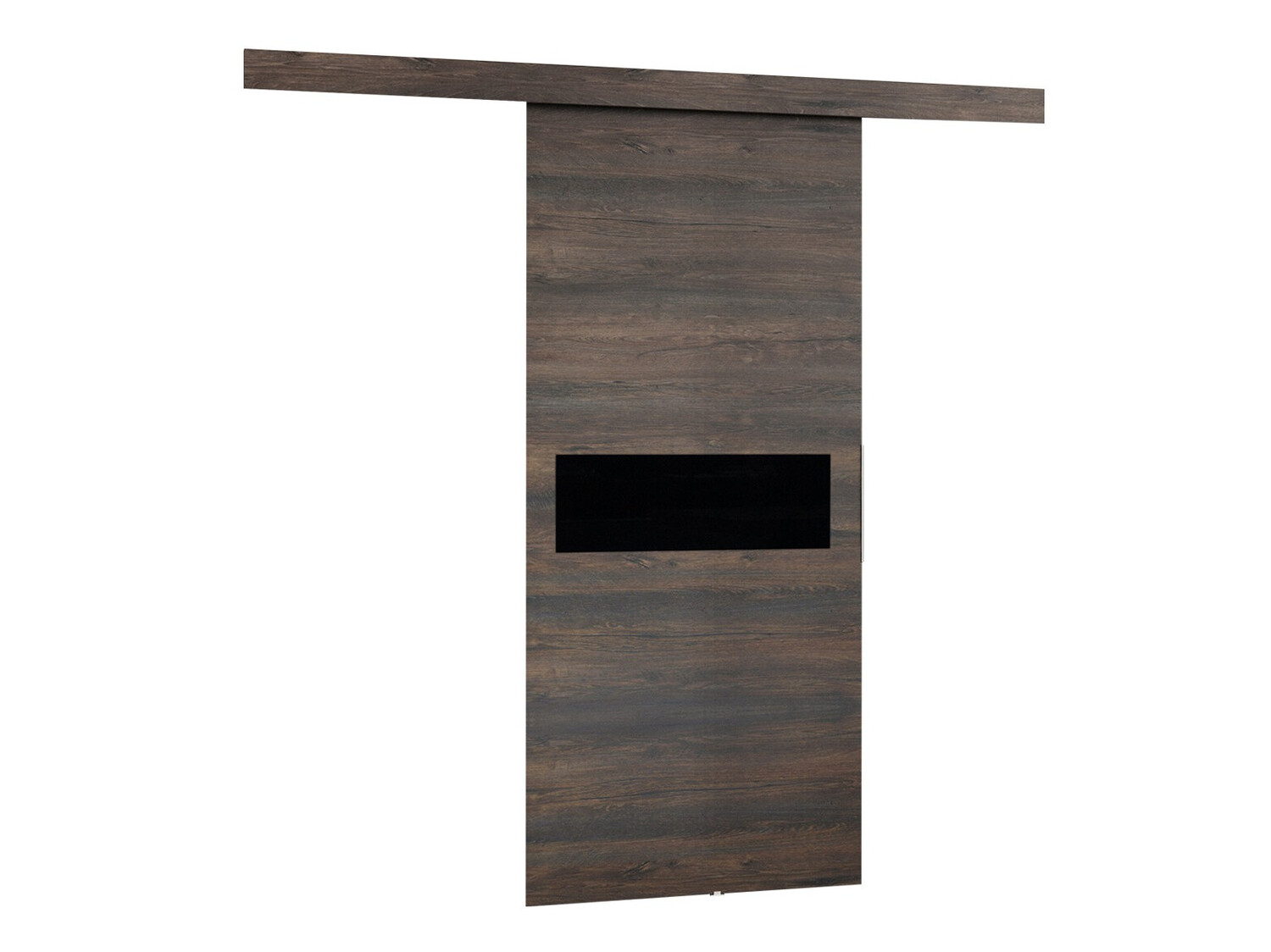 Раздвижные двери Dover 127 (Темный пепел + Чёрный)