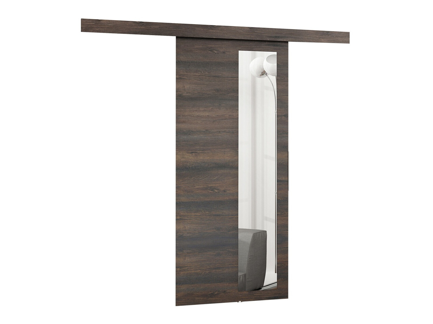 Раздвижные двери Dover 129 (Темный пепел)